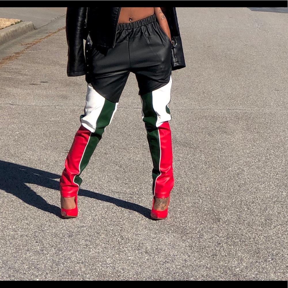 Faux Leather Pants